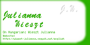 julianna wieszt business card